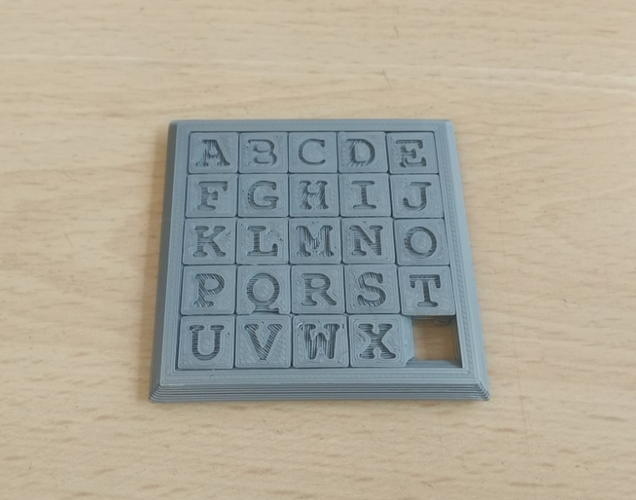 Two Sided Sliding Puzzle 3D Print 207136