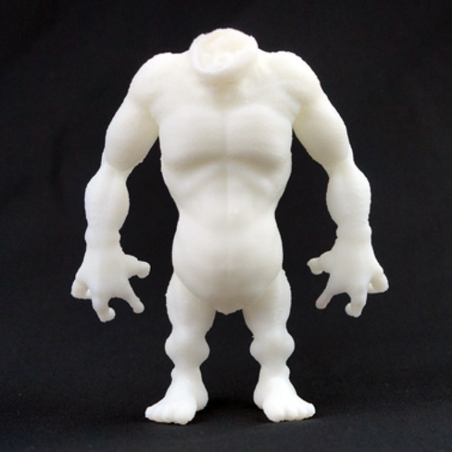 Headless Goblin Figurine 3D Print 207165 Headless Goblin Figurine 3D Print 207165
