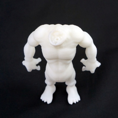 Headless Goblin Figurine 3D Print 207167 Headless Goblin Figurine 3D Print 207167