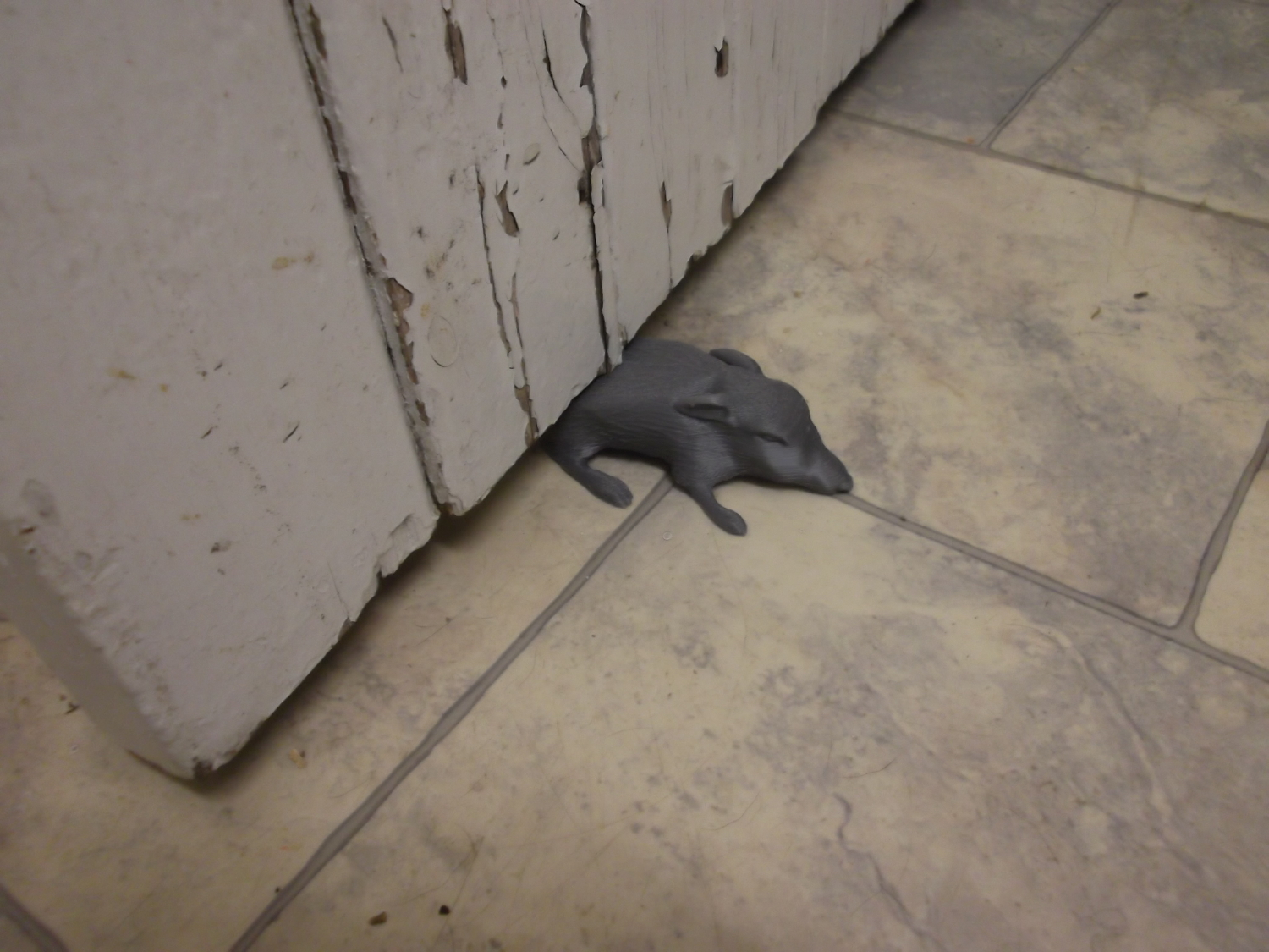 Dead Rat Doorstop. 3D Print 207335