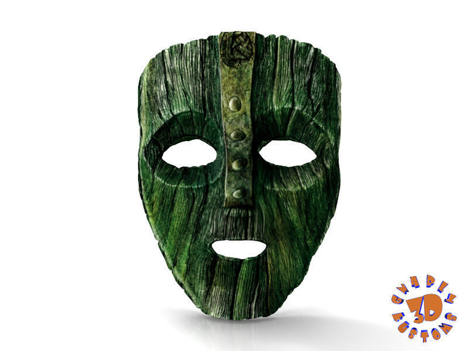 Jim Carrey's -  Loki Mask from the movie "The Mask" 3D Print 207455