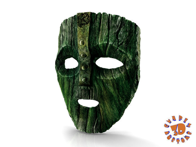 Jim Carrey's -  Loki Mask from the movie "The Mask" 3D Print 207456