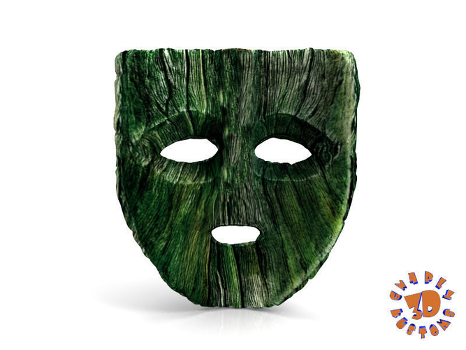Jim Carrey's -  Loki Mask from the movie "The Mask" 3D Print 207459