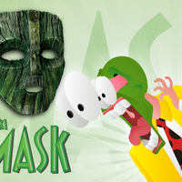 Small Jim Carrey's -  Loki Mask from the movie "The Mask" 3D Printing 207500