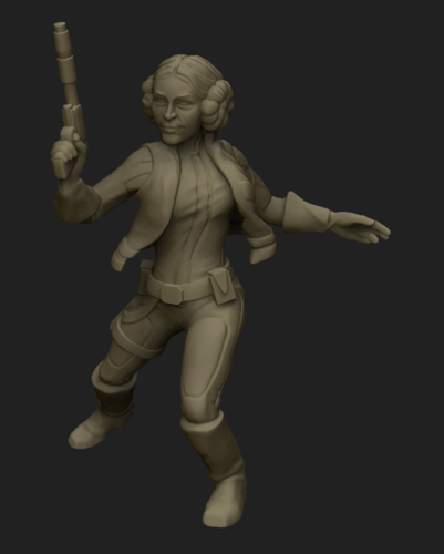 Commander Cinnabon 3D Print 207717 Commander Cinnabon 3D Print 207717