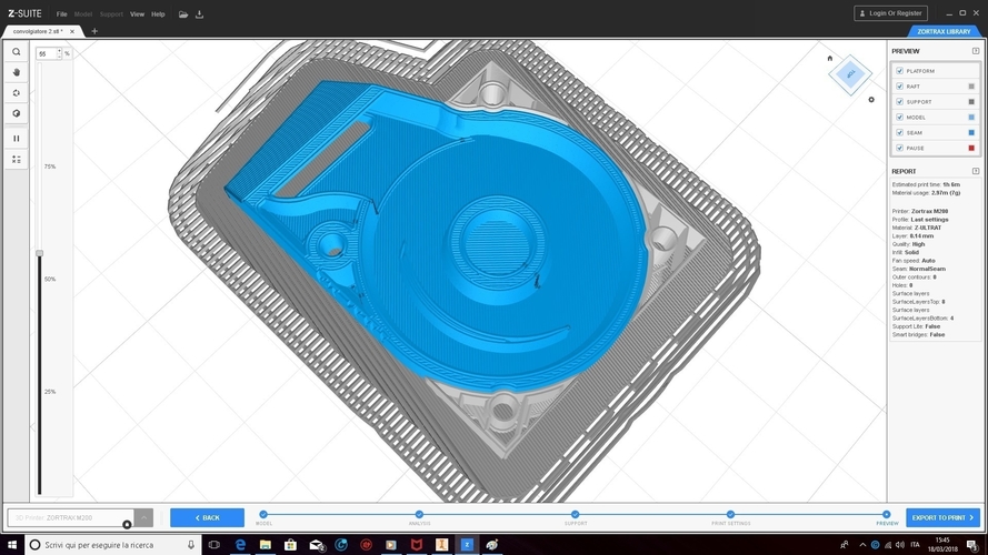 zortrax m200 High performance air conveyor 3D Print 208119 zortrax m200 High performance air conveyor 3D Print 208119