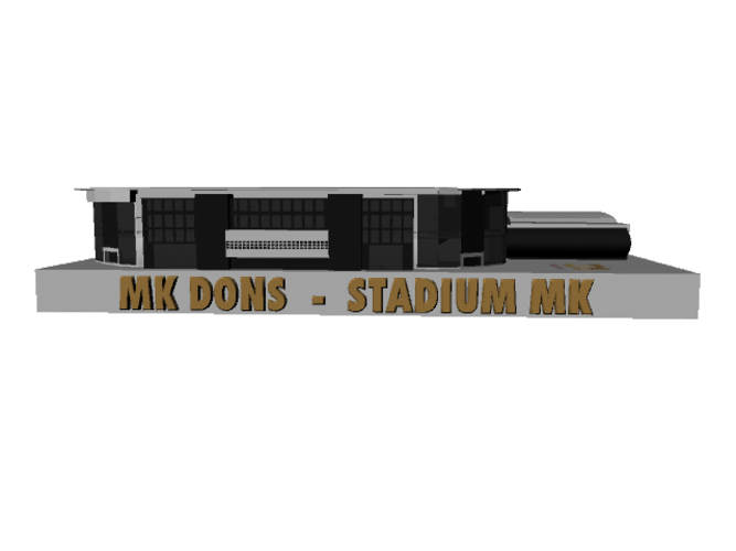 MK Dons - Stadium MK 3D Print 208256 MK Dons - Stadium MK 3D Print 208256