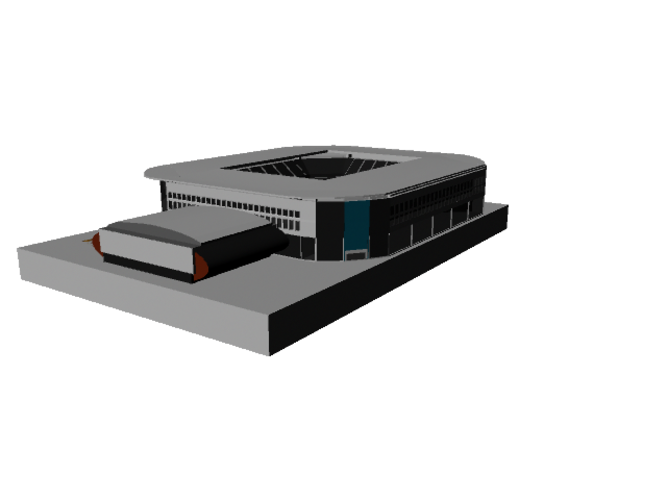 MK Dons - Stadium MK 3D Print 208258 MK Dons - Stadium MK 3D Print 208258