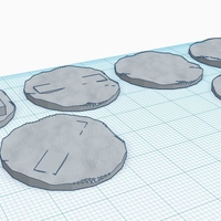 Small 30mm diameter walker bases 3D Printing 208419
