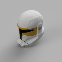 Small Star Wars The Clone Wars Republic Commando Helmet  3D Printing 208445