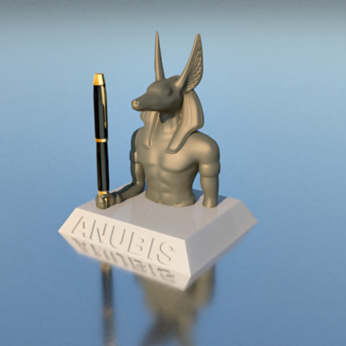 pen holder, ANUBIS 3D Print 208534