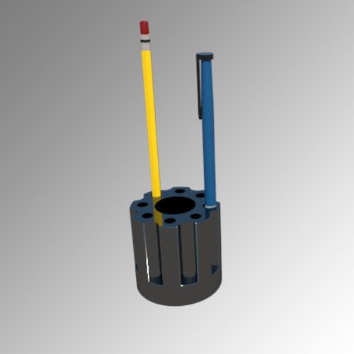 Pencil pot 3D Print 208667