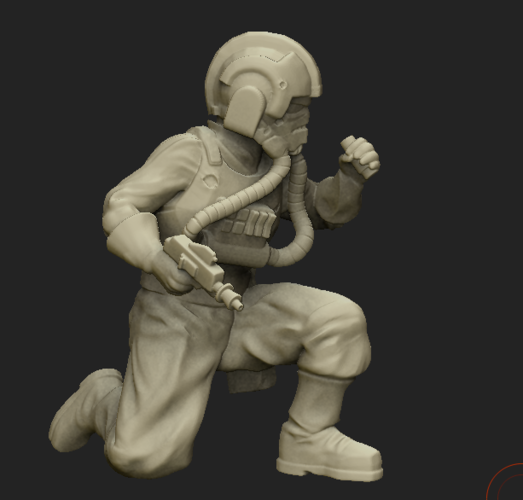 Authority Downed Pilot objective 3D Print 208751 Authority Downed Pilot objective 3D Print 208751