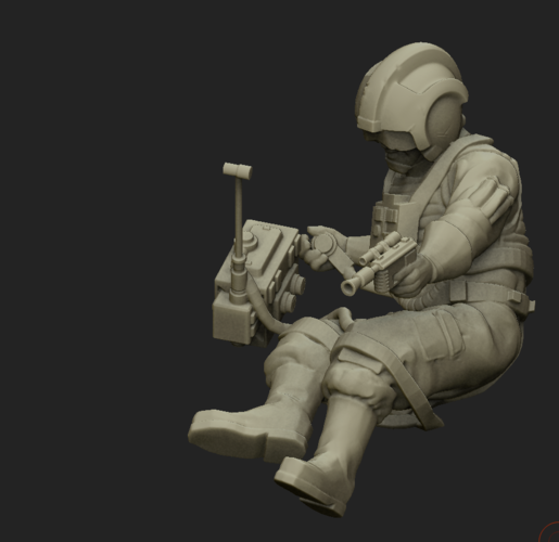 Downed Pilot objective Bundle 3D Print 208772 Downed Pilot objective Bundle 3D Print 208772