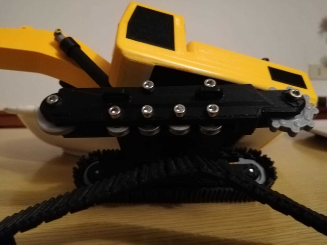 demo track excavator 3D Print 208789 demo track excavator 3D Print 208789