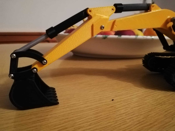 demo track excavator 3D Print 208791 demo track excavator 3D Print 208791