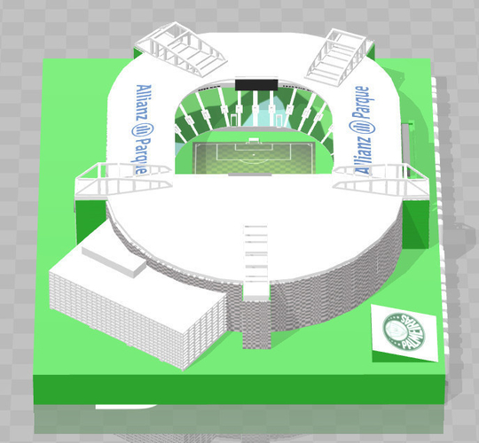 Palmeiras - Allianz Parque 3D Print 209008 Palmeiras - Allianz Parque 3D Print 209008