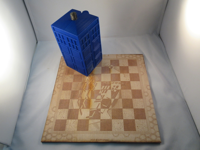 Doctor Who Chess Set Play Set 3D Print 209240