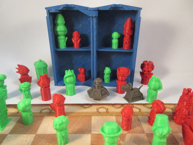 Doctor Who Chess Set Play Set 3D Print 209245