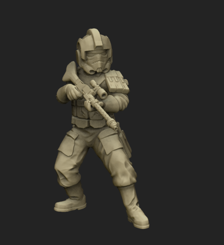 Ember Squad (with helmet) 3D Print 209896 Ember Squad (with helmet) 3D Print 209896