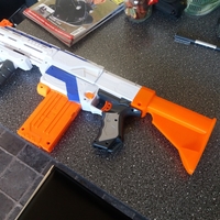 Small Nerf stock M4 style 3D Printing 210021