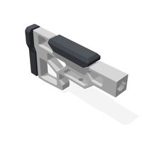 Small Sniper Buttstock 3D Printing 210267