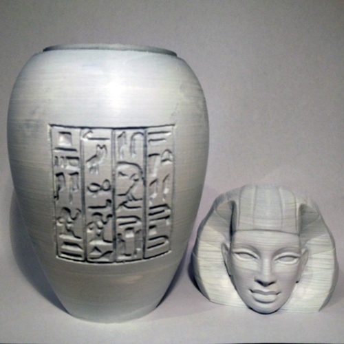 Ancient Egyptian Canopic Jar: Imsety 3D Print 210767