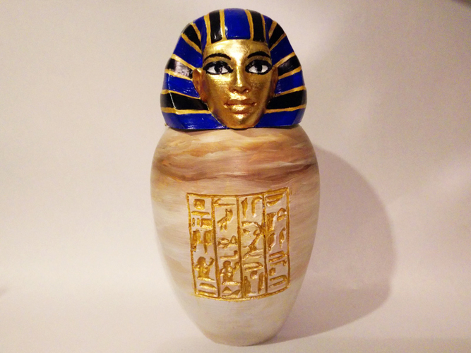Ancient Egyptian Canopic Jar: Imsety 3D Print 210768