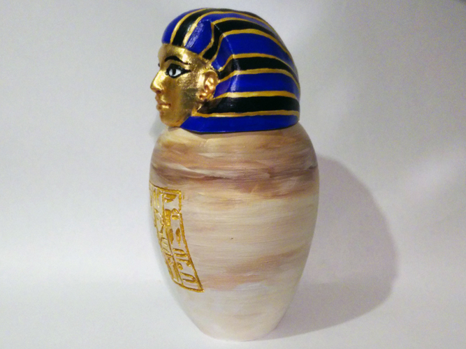Ancient Egyptian Canopic Jar: Imsety 3D Print 210769