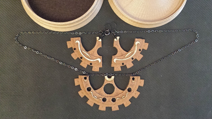 GearBox Clutch & Jewelry Set 3D Print 21085