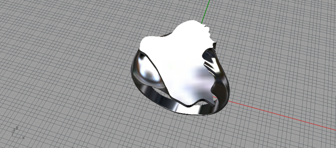 Irak map ring 3D Print 210861 Irak map ring 3D Print 210861