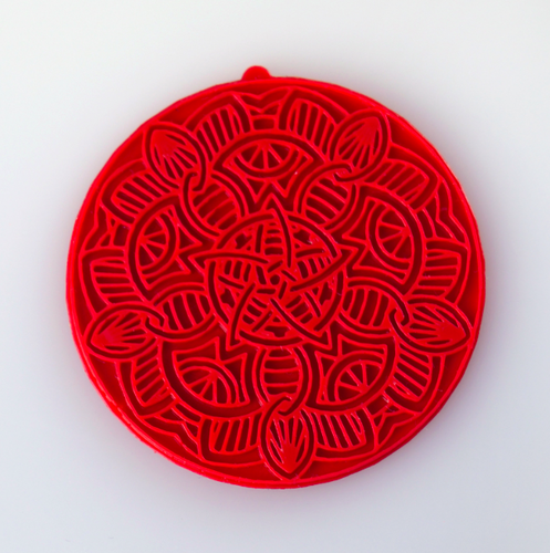 Mandala Necklace 3D Print 21123