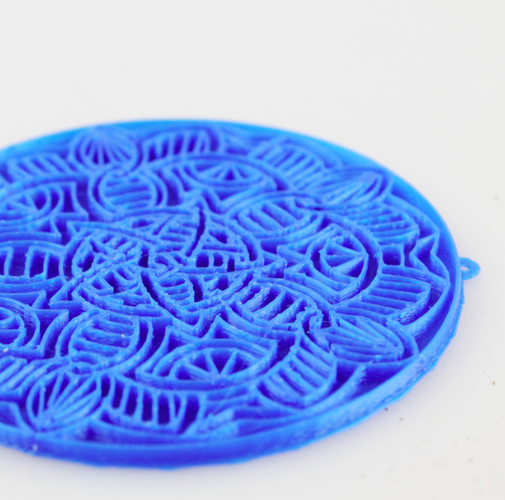 Mandala Necklace 3D Print 21124