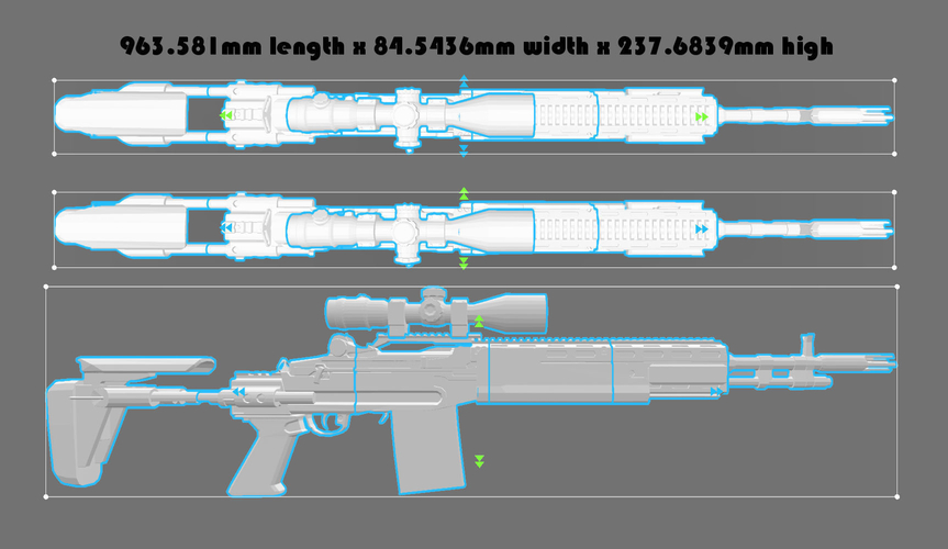Sniper Ghost Warrior 2 - M14 EBR 3D Print 211339