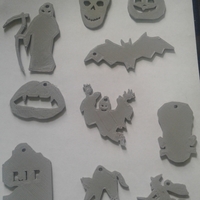 Small Halloween Keychain Collection 3D Printing 211417