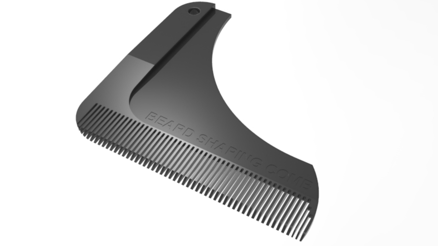beard shaping comb 3D Print 211424
