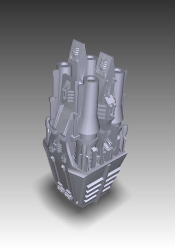 Babylon 5 Omega destroyer 3D Print 211599 Babylon 5 Omega destroyer 3D Print 211599