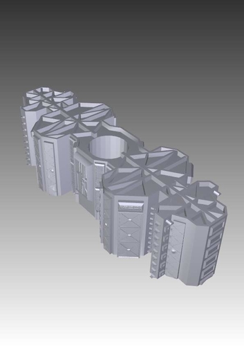 Babylon 5 Omega destroyer 3D Print 211601 Babylon 5 Omega destroyer 3D Print 211601