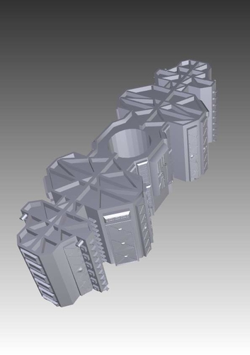Babylon 5 Omega destroyer 3D Print 211603 Babylon 5 Omega destroyer 3D Print 211603