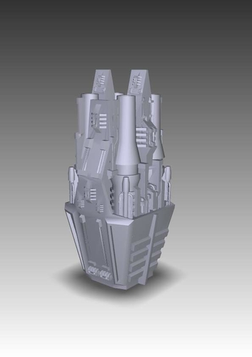 Babylon 5 Nova dreadnought 3D Print 211610 Babylon 5 Nova dreadnought 3D Print 211610
