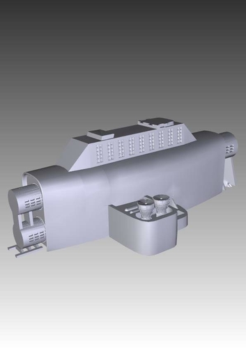 Babylon 5 Hyperion heavy cruiser 3D Print 211659 Babylon 5 Hyperion heavy cruiser 3D Print 211659