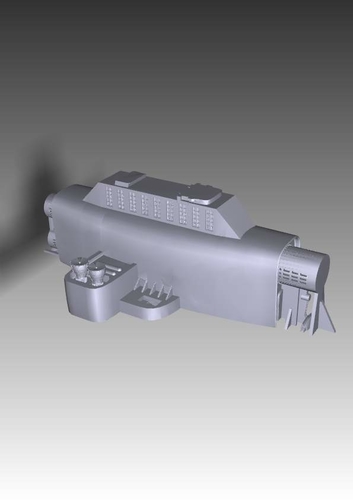 Babylon 5 Hyperion heavy cruiser 3D Print 211660 Babylon 5 Hyperion heavy cruiser 3D Print 211660