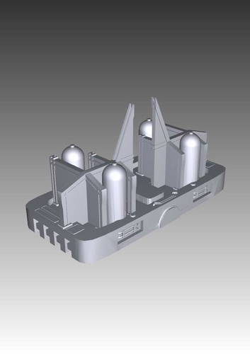 Babylon 5 Hyperion heavy cruiser 3D Print 211663 Babylon 5 Hyperion heavy cruiser 3D Print 211663