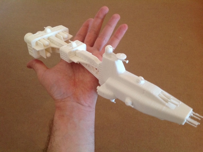Babylon 5 Hyperion heavy cruiser 3D Print 211669 Babylon 5 Hyperion heavy cruiser 3D Print 211669
