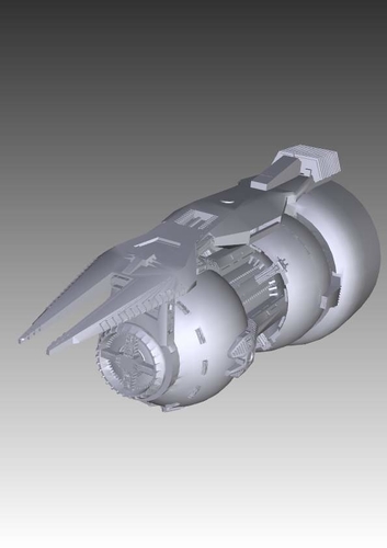 Babylon 5 space station 3D Print 211675 Babylon 5 space station 3D Print 211675