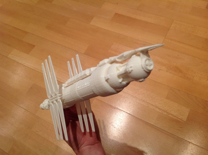 Babylon 5 space station 3D Print 211687 Babylon 5 space station 3D Print 211687
