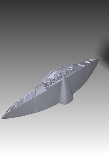 Babylon 5 Sentri fighter 3D Print 211693 Babylon 5 Sentri fighter 3D Print 211693