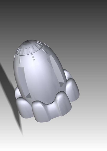 Babylon 5 Vorlon fighter 3D Print 211722 Babylon 5 Vorlon fighter 3D Print 211722