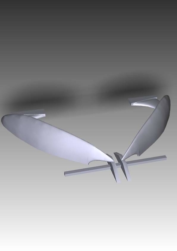 Babylon 5 Vorlon fighter 3D Print 211724 Babylon 5 Vorlon fighter 3D Print 211724