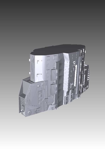 Stargate Atlantis ancient battlecruiser 3D Print 211763 Stargate Atlantis ancient battlecruiser 3D Print 211763